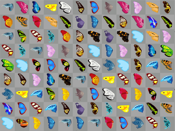 Маджонг бабочки