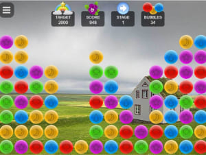 Лопать пузыри: Взрывная аркада на время