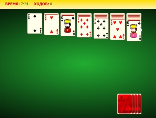 Пасьянс Паук 4 масти: Классическая головоломка онлайн