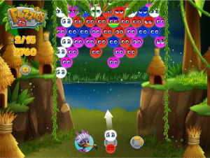 Пушистики: Милые шарики-стрелялки онлайн