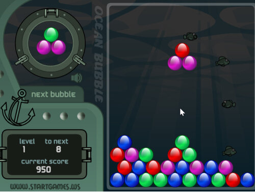 Тетрис Шарики в Океане: Морское приключение с падающими фигурами