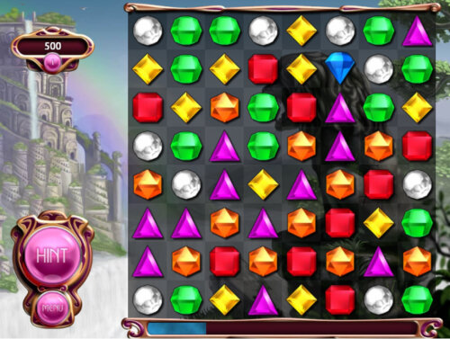 Три в ряд: Сокровища — Игра-головоломка с камнями